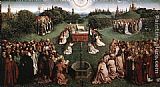 Jan van Eyck The Ghent Altarpiece Adoration of the Lamb painting